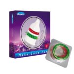 Mango Spiral Spike Condom Pack of 2 - Image 3