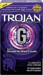 Trojan G. Spot Premium Lubricated Condoms - 10 PCS